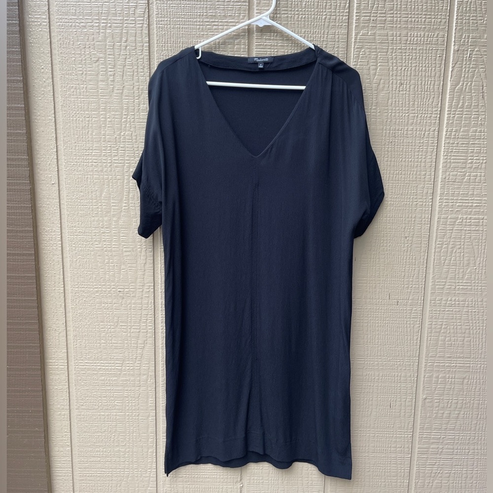 Madewell Black Novel Shift Dress - Medium